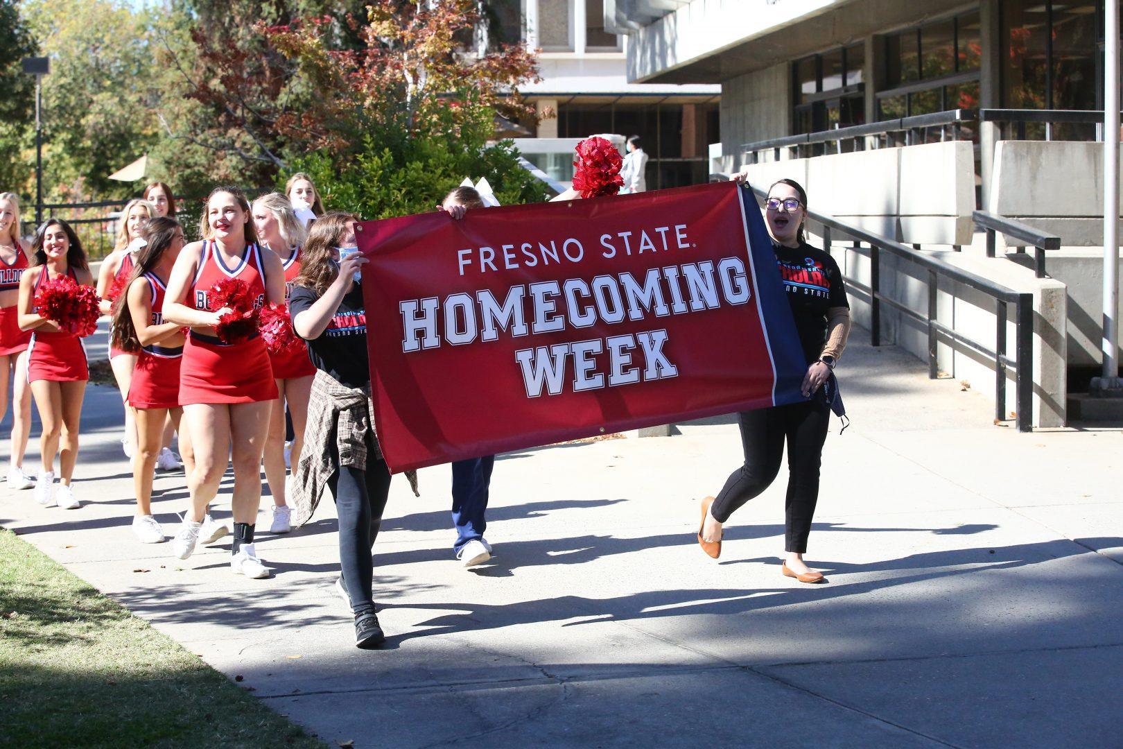 The Homecoming Pawrade greeted the university with music and activities on Oct. 18. (JesÃºs Cano/The Collegian)