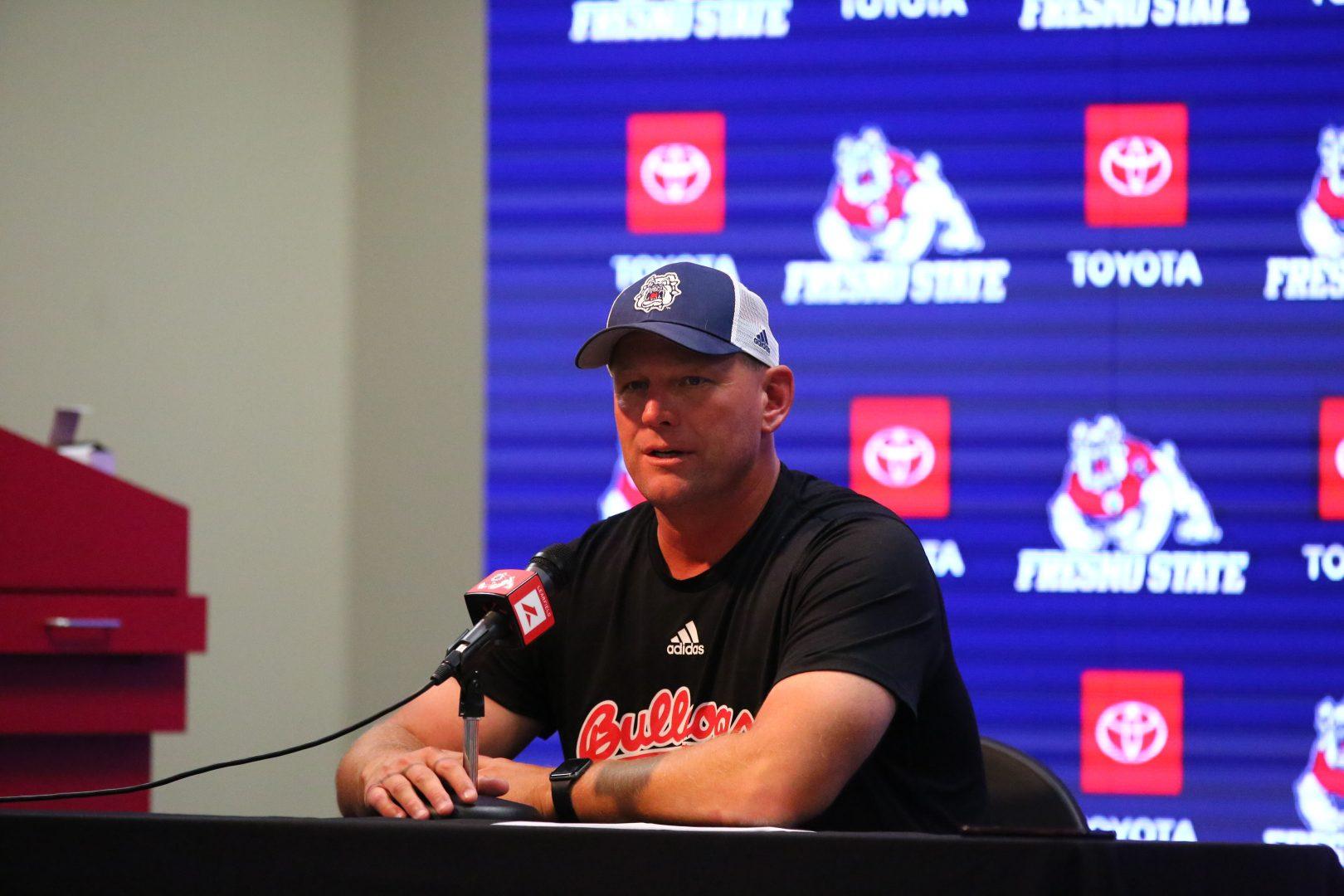 Fresno State football head coach Kalen DeBoer is heading to Washington after two seasons at the helm. (Adam Ricardo Solis/The Collegian)