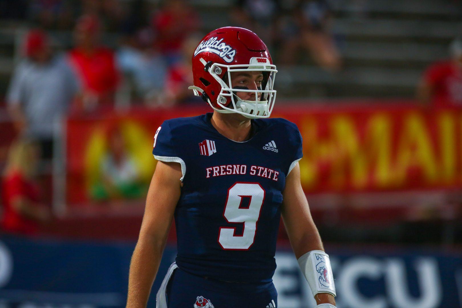 Fresno State quarterback Jake Haener entered the transfer portal on Tuesday, a day after former head coach Kalen DeBoer was named the new head coach for the University of Washington. (Melina Kazanjian/The Collegian)