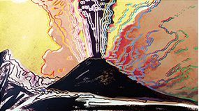Andy Warhol, Vesuvius, 1985, Screenprint on Arches 88, TP 1/57, Bank of America Collection | © 2022 The Andy Warhol Foundation for the Visual Arts, Inc. / Licensed by Artist Rights Society (ARS), New York