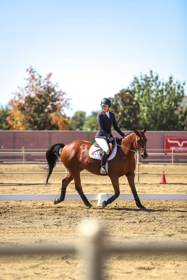 Shelby Robinette has been named National Collegiate Equestrian Association Reining Rider of the Month. (Xochitl Ortega/ Fresno State
Athletics)