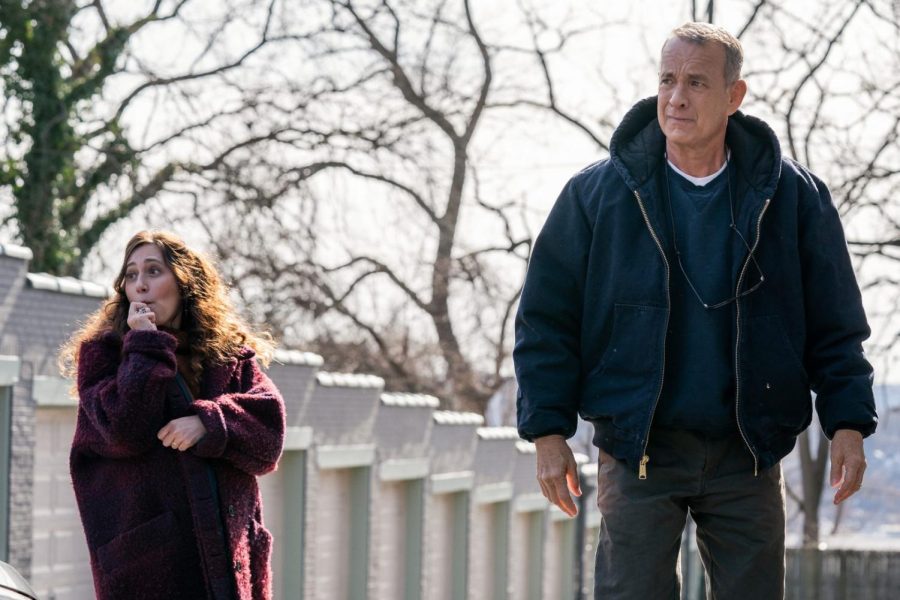 Mariana Trevino, left, and Tom Hanks star in A Man Called Otto. Could Tom Hanks earn an Oscar nomination for the title role? (Niko Tavernise/Columbia Pictures/TNS)