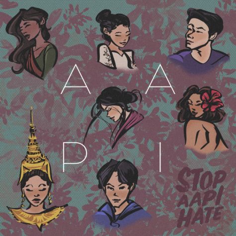 Dalida creates an image illustrating members of the AAPI community while expressing Stop AAPI Hate.