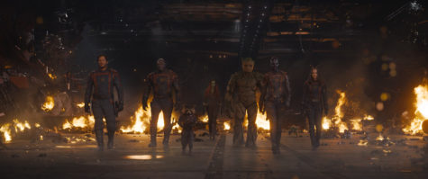 A scene from “Guardians of the Galaxy Vol. 3,” which is kicking off the summer movie season. (Marvel Studios/TNS)