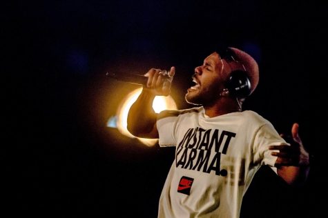 Frank Ocean, seen performing in 2017, headlined the Coachella Valley Music and Arts festival over the weekend. 