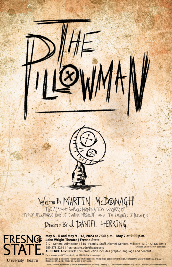 The Pillowman runs from May 5 to May 13 in the John Wright Theatre. (Courtesy of Miguel A. Gastelum)