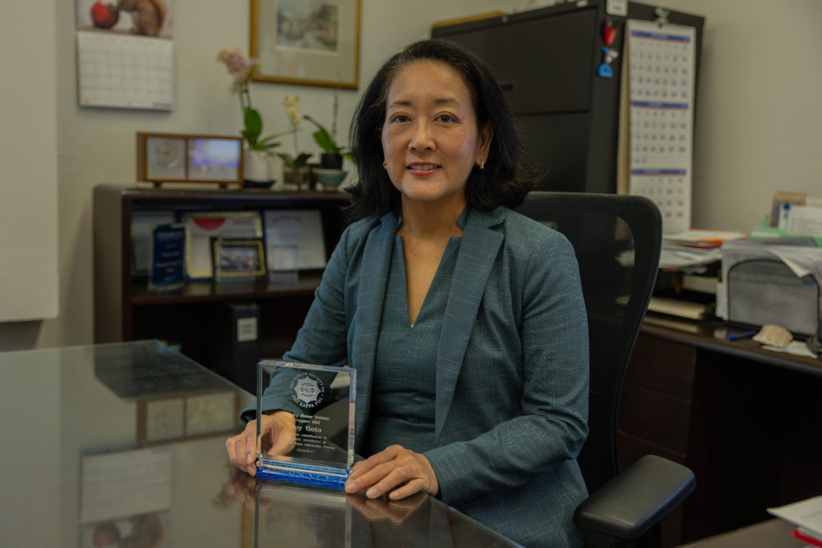Joy J. Goto actively contributes to the research on neurodegenerative diseases, oxidative stress and mental homeostasis. (Jacqueline Carrillo/The Collegian)