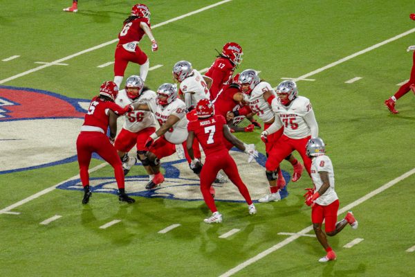 The Fresno State football team plays against New Mexico at Valley Childrens Stadium on Nov. 18.