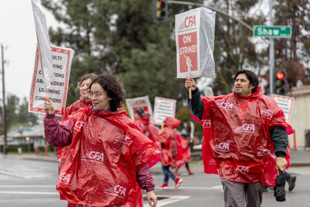 CFA members striking on Jan. 22. The strike originally planned for five days ended early with a tentative agreement.