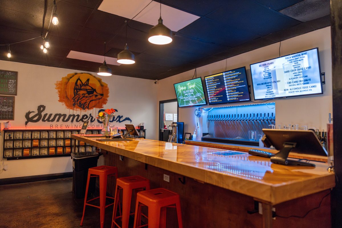 Summer Fox Brewing Company has two locations, one in Fresno and another in Clovis.
