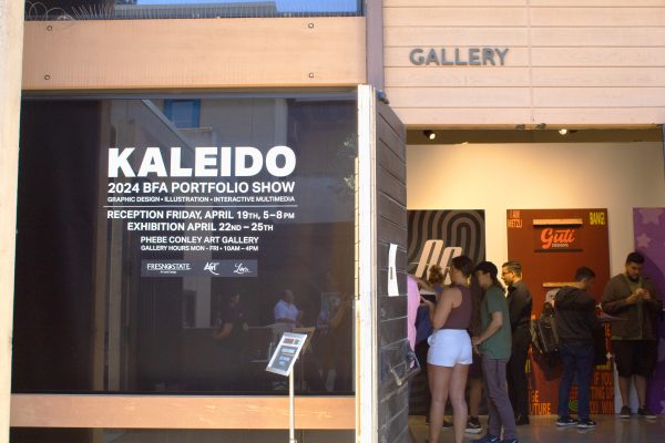 Kaleido BFA Portfolio Show will continue to be on view in the Phebe Conley Art Gallery until April 25.