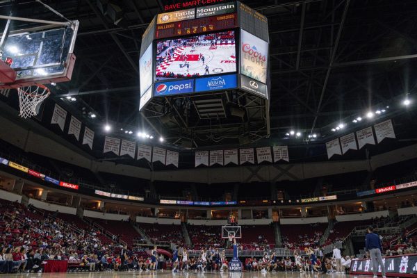 The Save Mart Center during Fresno State mens basketball game against Fresno Pacific on Nov. 6 2023.