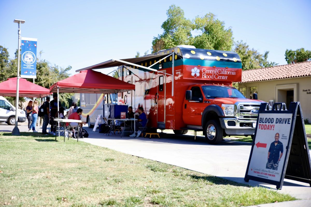 Fresno State partners with the Central California Blood Center to host the first blood drive of the Fall 2024 semester. The blood drive is from Sept. 17-19. 