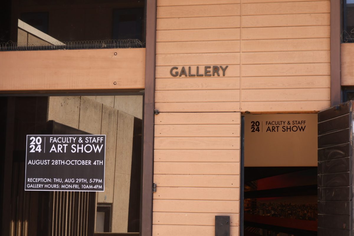 Entrance to the Phebe Conley Art Gallery on Sept. 5, 2024