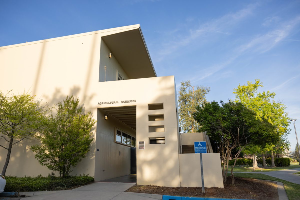 The Agricultural Sciences building, located across from McLane Hall at Fresno State, is the administrative hub for the Jordan College of Agricultural Sciences and Technology, according to its website. The college is hosting a career fair on Sept. 12 at O'Neill Park.  