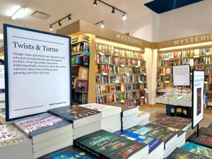 Thriller book display at Barnes & Noble at Fashion Fair Mall debuted on Nov. 13.