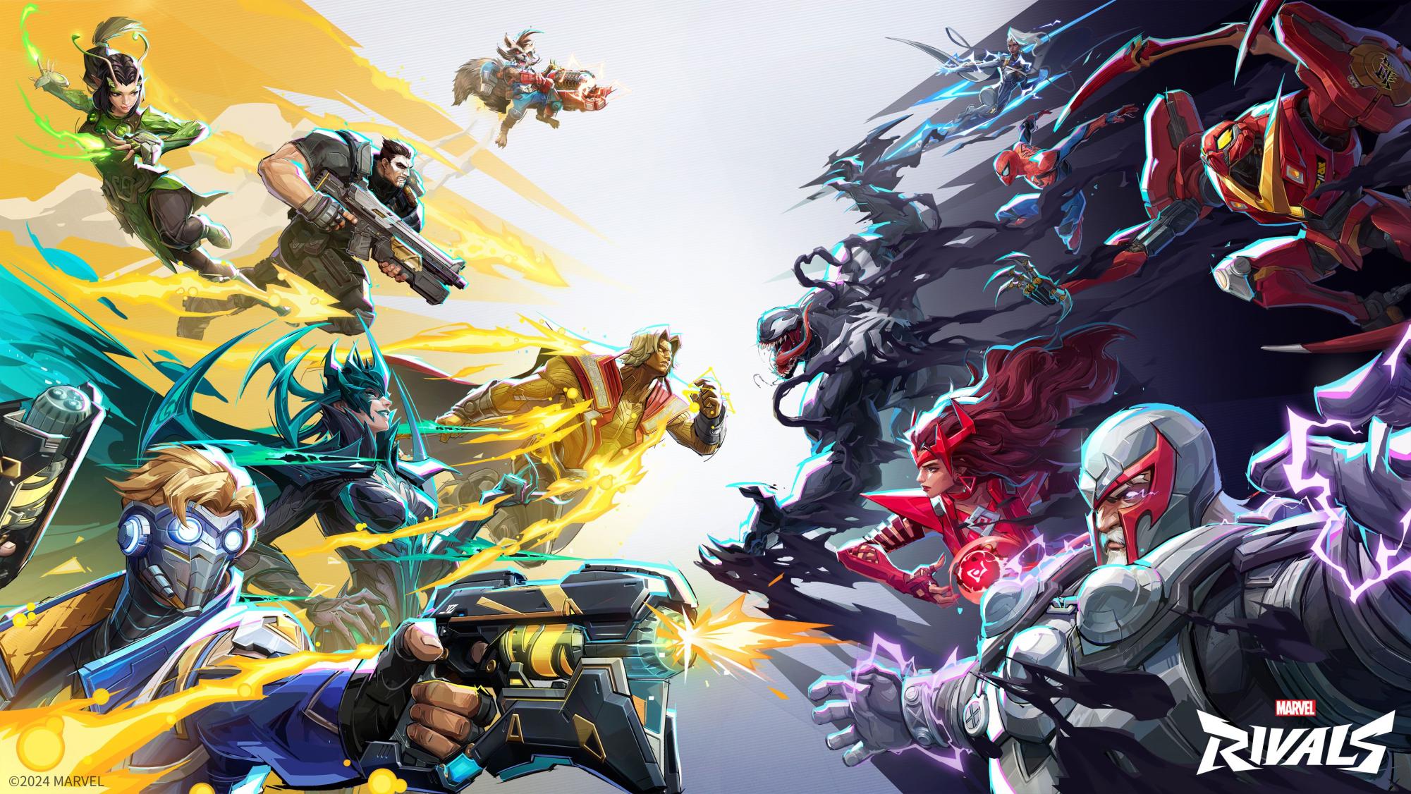 Promotional art for NetEase Games' "Marvel Rivals."