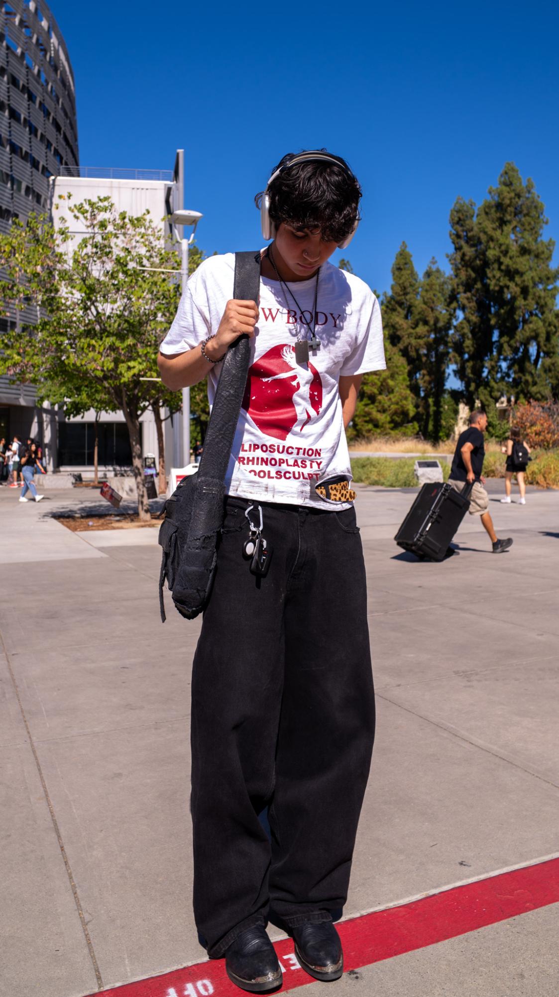 Third year psychology major Noah.  