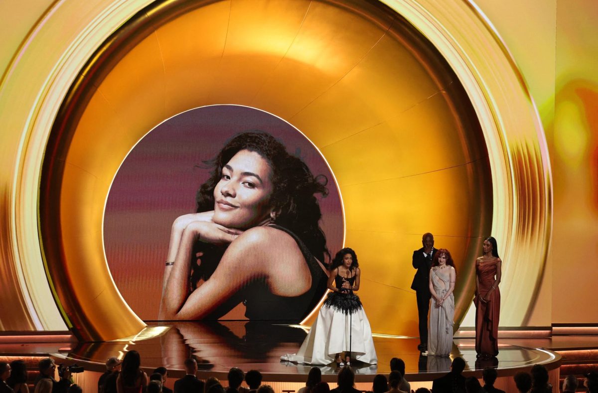 Olivia Dean receives Best New Artist award at the 68th Annual Grammy Awards in Los Angeles, California, U.S., February 1, 2026. REUTERS/Daniel Cole