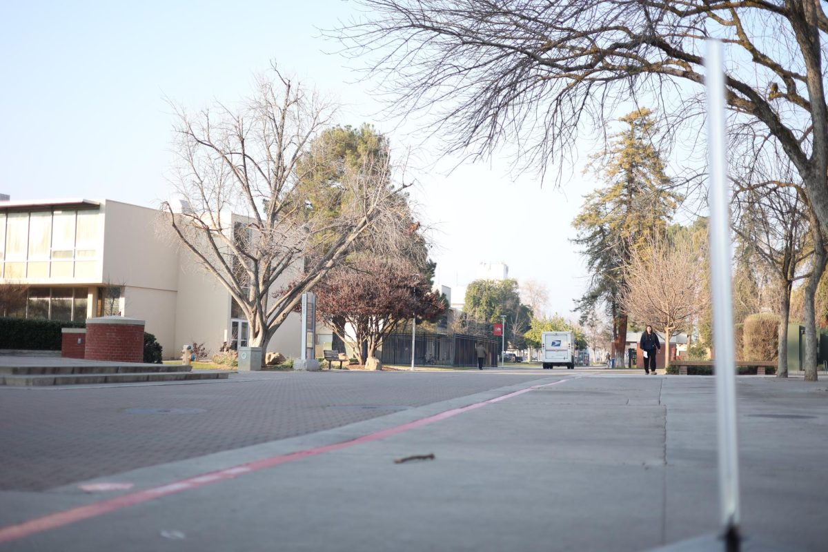 Walking area near the Speakers Platform on Jan. 16.