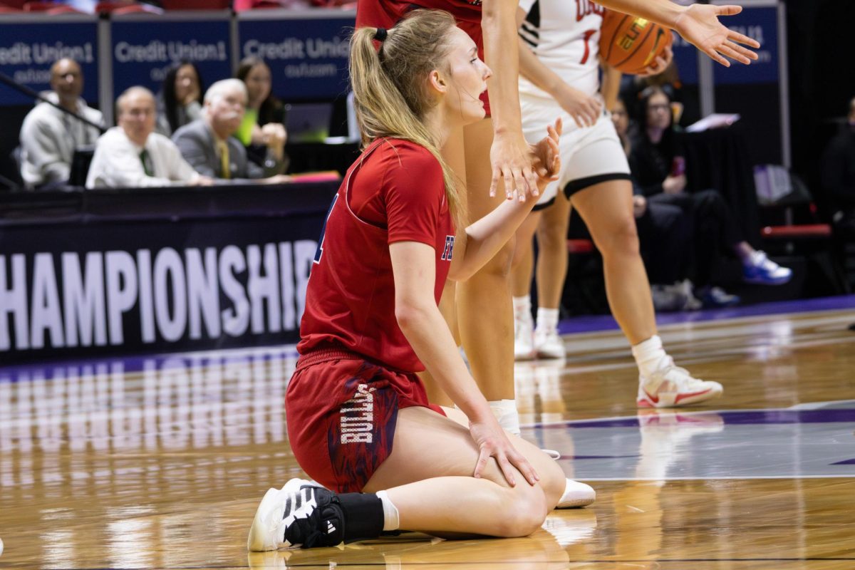 Fresno State women's basketball against the University of Nevada, Las Vegas at the Mountain West Tournament.