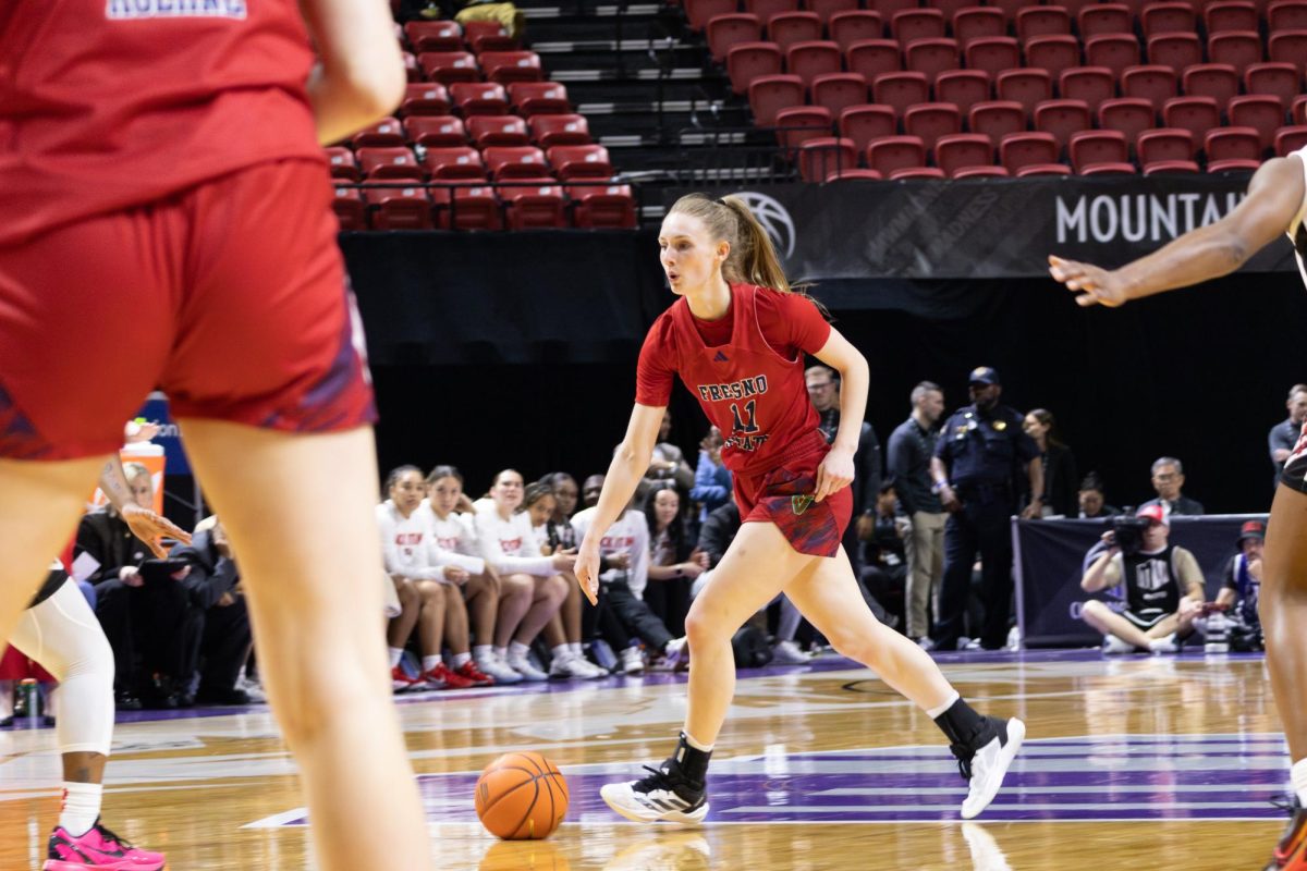 Fresno State women's basketball against the University of Nevada, Las Vegas at the Mountain West Tournament.